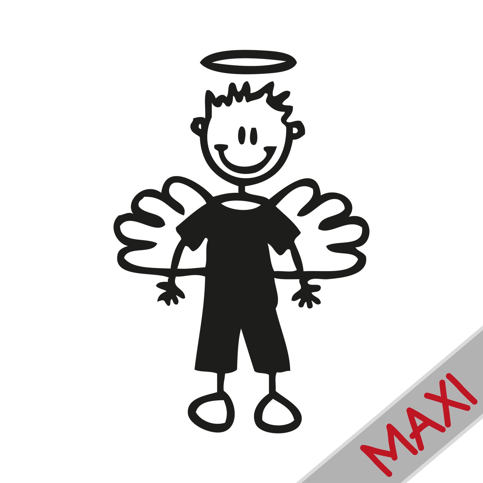 Bambino angioletto - Maxi Adesivi Famiglia per Camper