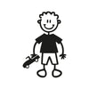 Bambino con automobilina