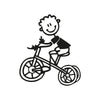 Bambino con triciclo