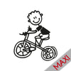 Bambino con triciclo