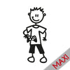 Bambino con videogioco