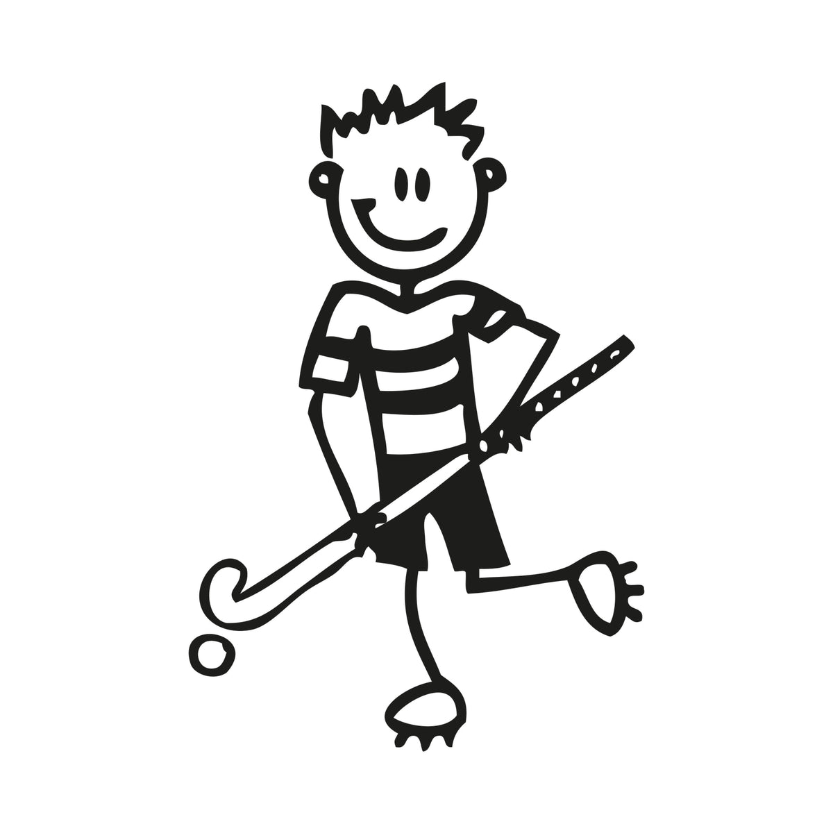 Bambino hockey - Adesivi Famiglia