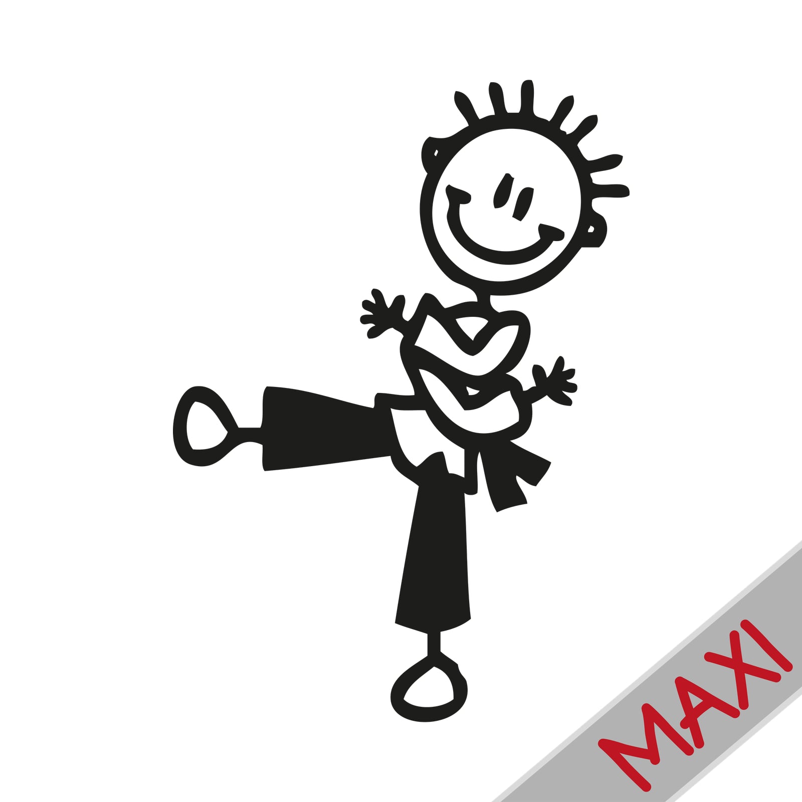 Bambino judo - Maxi Adesivi Famiglia per Camper