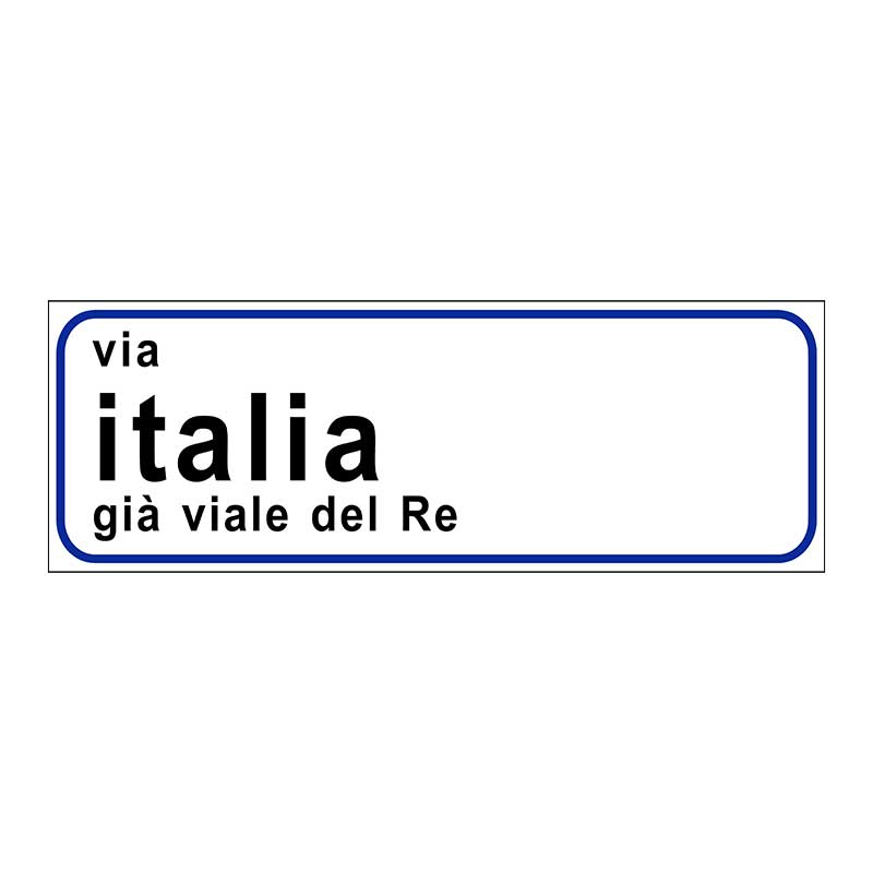Cartello viario personalizzabile