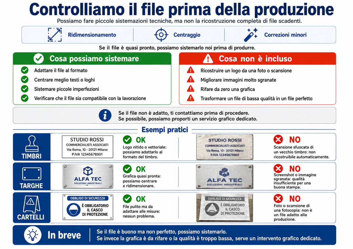 Controllate il file prima della stampa?