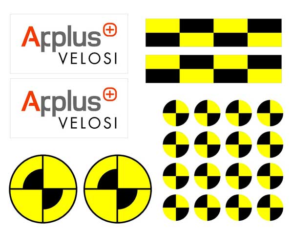 Kit adesivi "Crash Test Euro NCAP" - Foglio 2