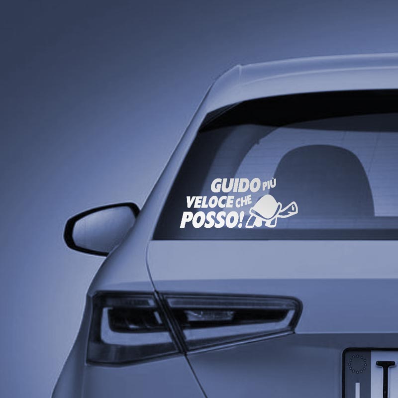 "Guido più veloce che posso"