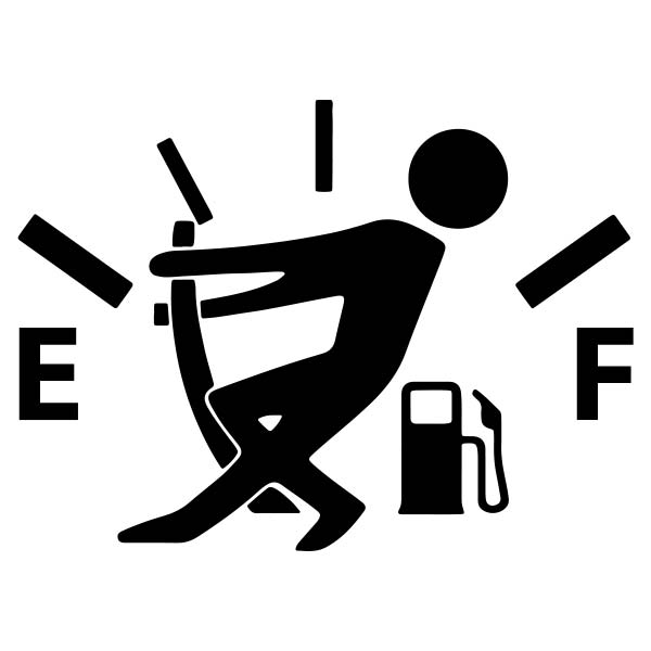 Adesivo "Lancetta carburante"