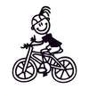 Mamma in bicicletta