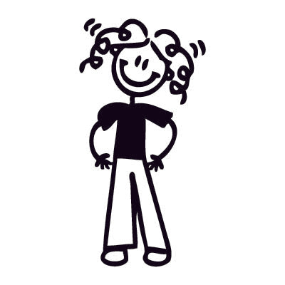 Mamma casual - Adesivi Famiglia