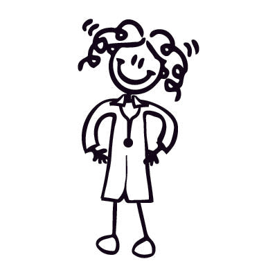 Mamma dottoressa - Adesivi Famiglia