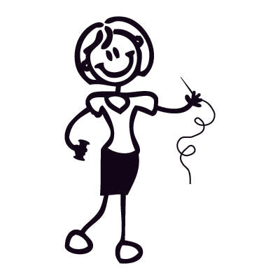 Mamma sarta - Adesivi Famiglia