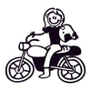 Mamma in moto