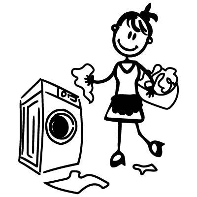 Mamma casalinga - Adesivi Famiglia