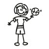Mamma giocatrice di basket