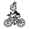 Mamma in bicicletta