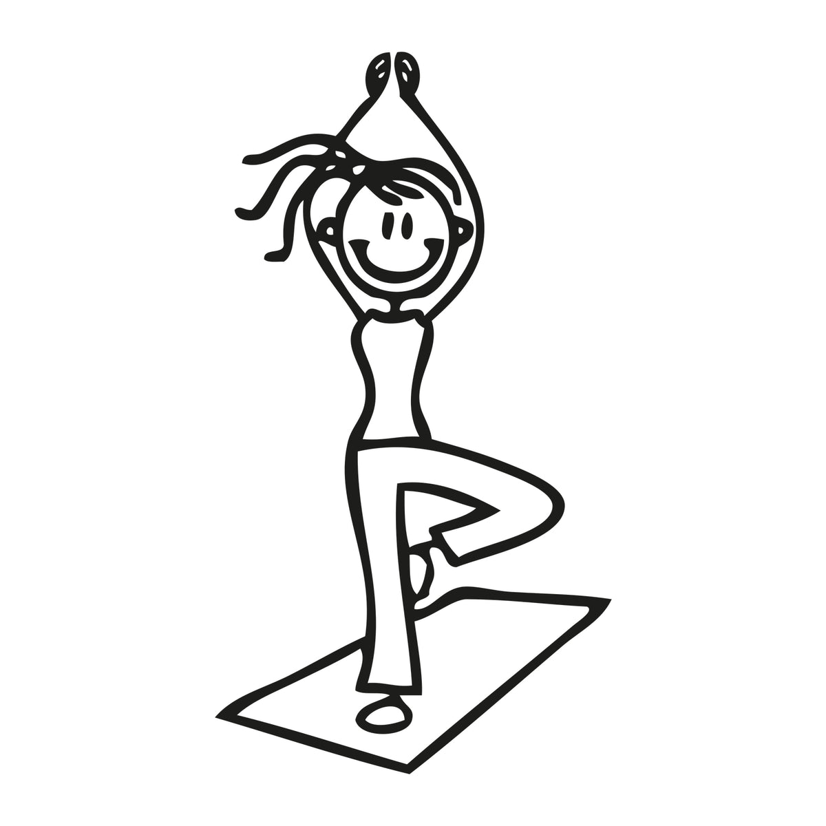 Mamma yoga - Adesivi Famiglia