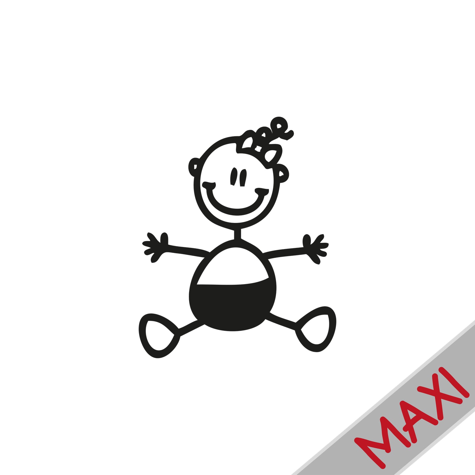 Neonata - Maxi Adesivi Famiglia per Camper