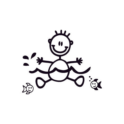 Neonato pesciolotto - Adesivi Famiglia