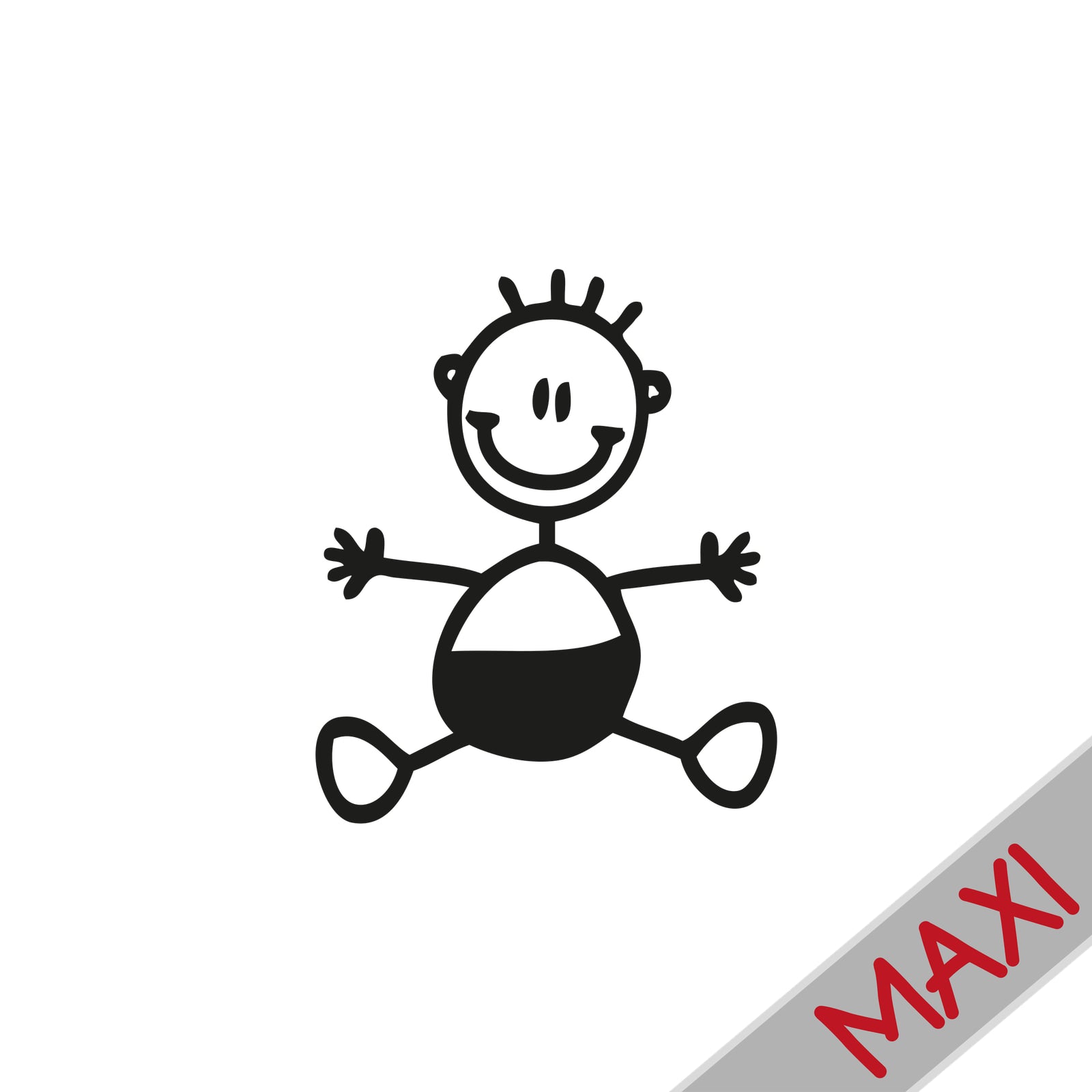 Neonato - Maxi Adesivi Famiglia per Camper