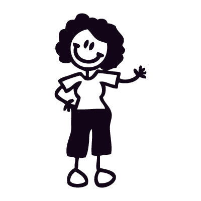 Nonna giovane - Adesivi Famiglia