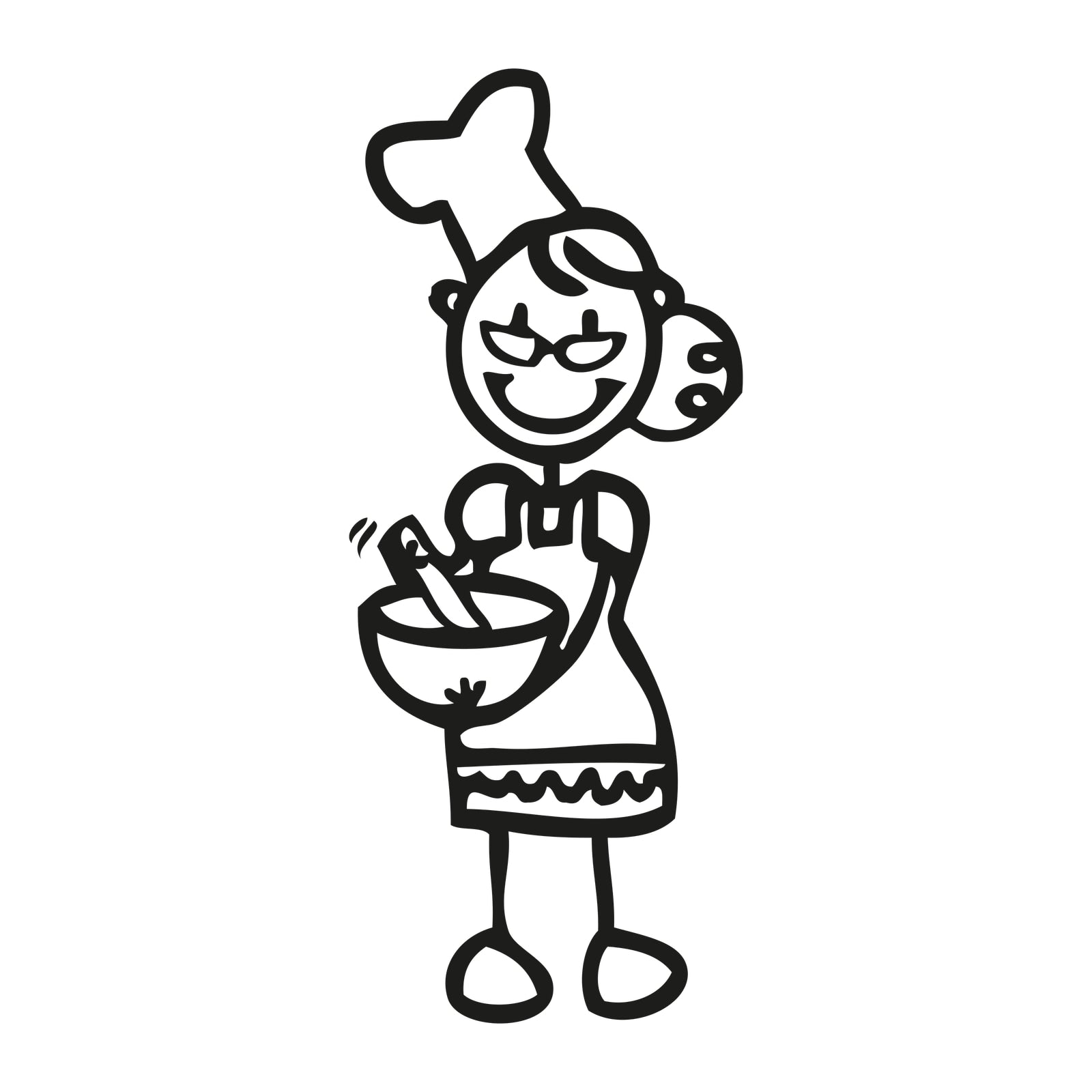 Nonna cuoca - Adesivi Famiglia