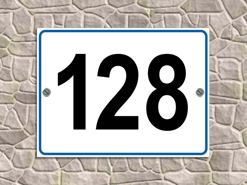 Numero Civico ESTERNO In Alluminio Con Via - Targa PERSONALIZZATA - Foto 10