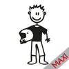 Papà con casco