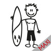 Papà con surf