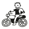 Papà in moto