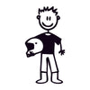 Papà con casco
