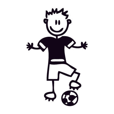 Papà calciatore - Adesivi Famiglia