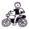 Papà in moto