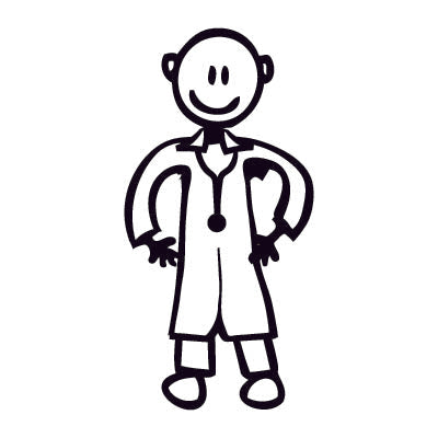 Papà dottore - Adesivi Famiglia