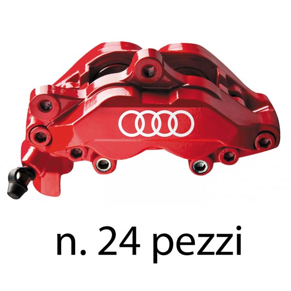 Set di adesivi "Audi" per pinze freni