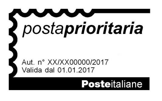 Timbro Posta Prioritaria