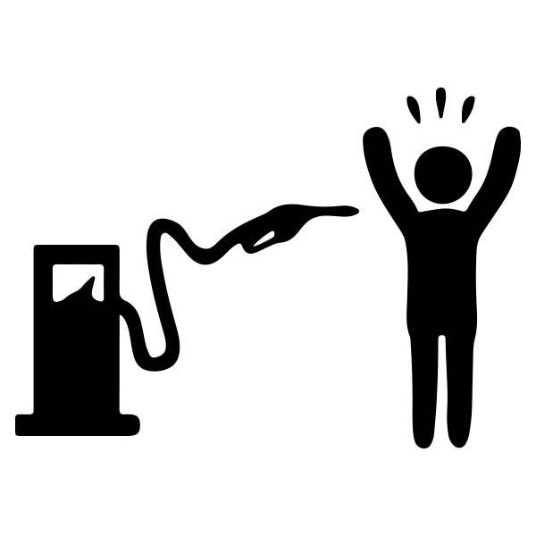 Adesivo "Rapina al distributore"