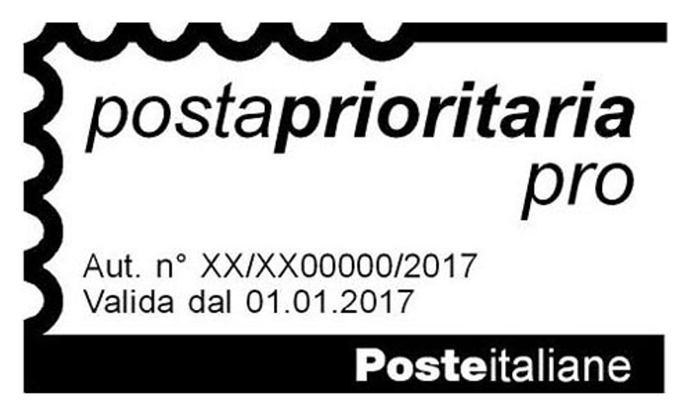Timbro Posta Prioritaria Pro