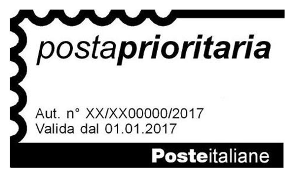 Timbro Posta Prioritaria