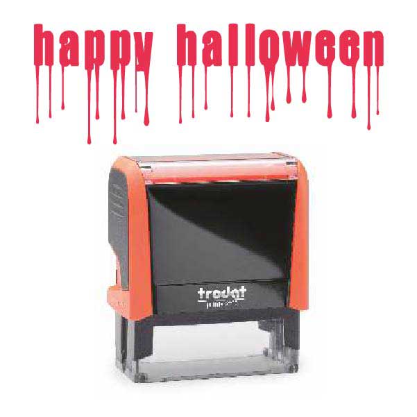Timbro "Happy Halloween"