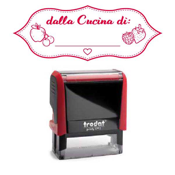 Timbro "dalla Cucina di..."