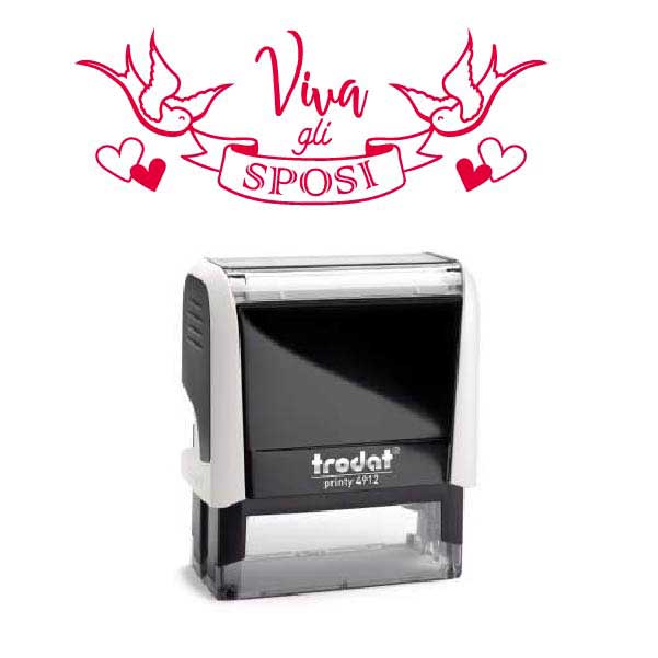 Timbro "Viva gli Sposi"