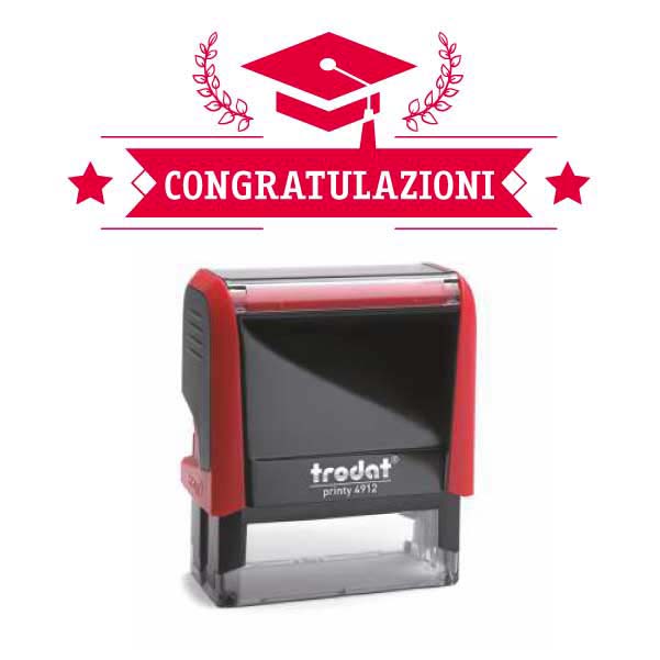 Timbro "Congratulazioni"