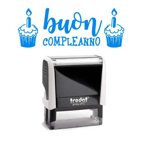 Timbro "Buon compleanno"