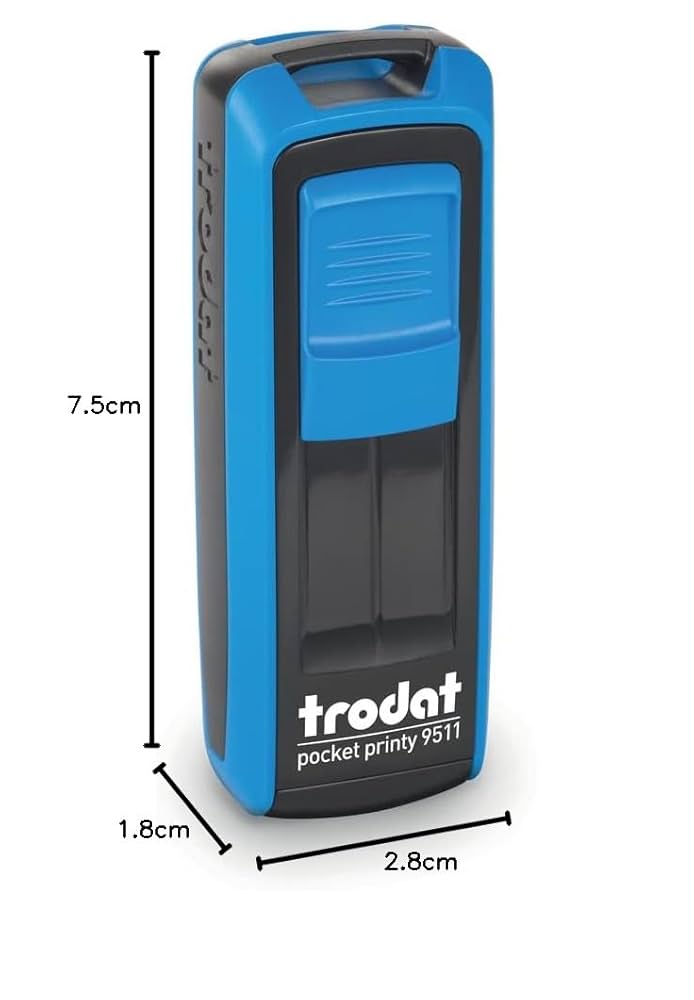 Timbro tascabile Trodat Pocket Printy 9511 - 38x14 mm