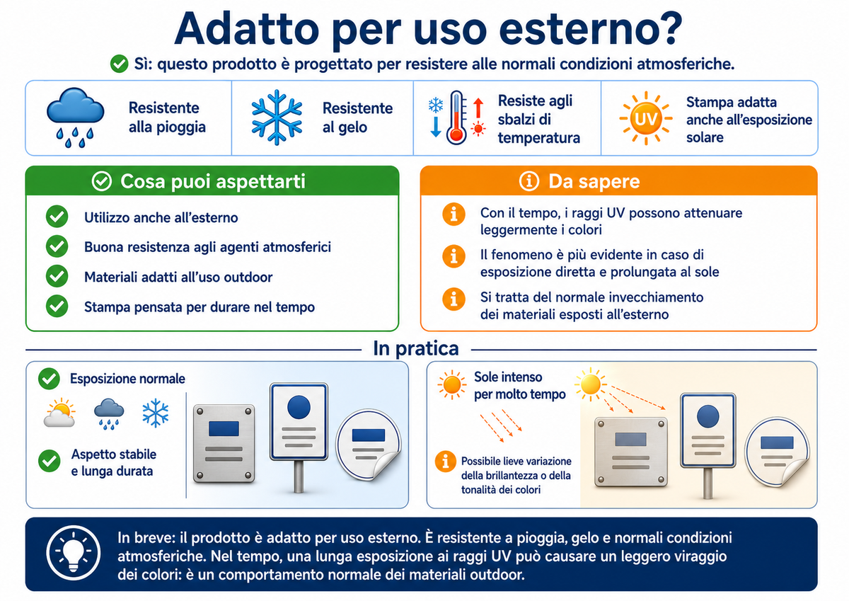 Questo articolo è adatto per uso esterno?