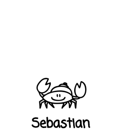 Granchio - Adesivi Famiglia