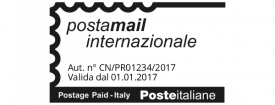 Timbro Postamail Internazionale